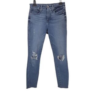 Good American Good Legs Crop High Waist Skinny Jeans
